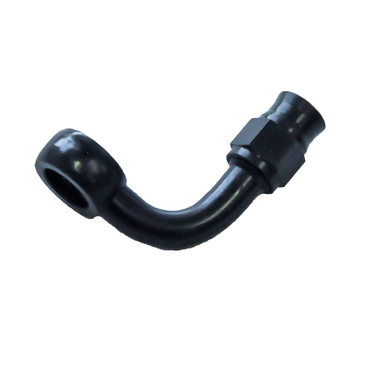 Reusable Banjo Hose End -03 x 10MM x 90° Steel Black