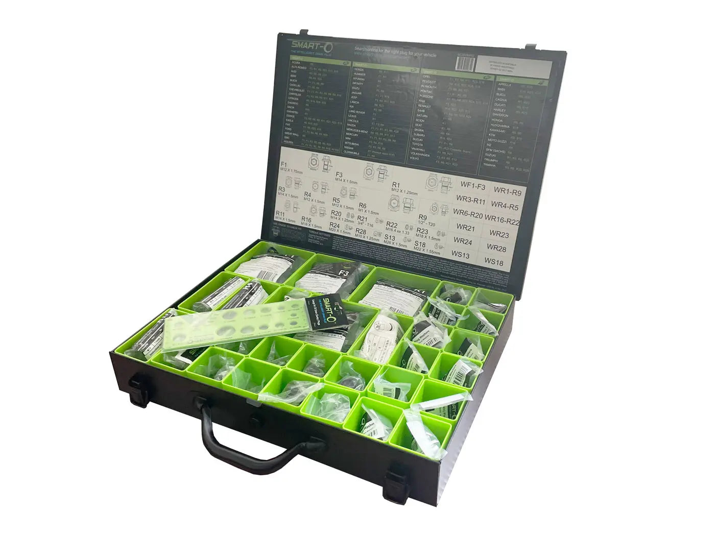 SMART-O Steel Workshop Case Assorted Size Plugs (8) & Washers (12)