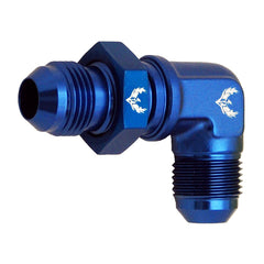 90° Bulkhead Flare Union -06