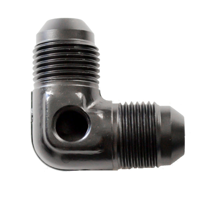 90° Flare with 1/8 Port -08
