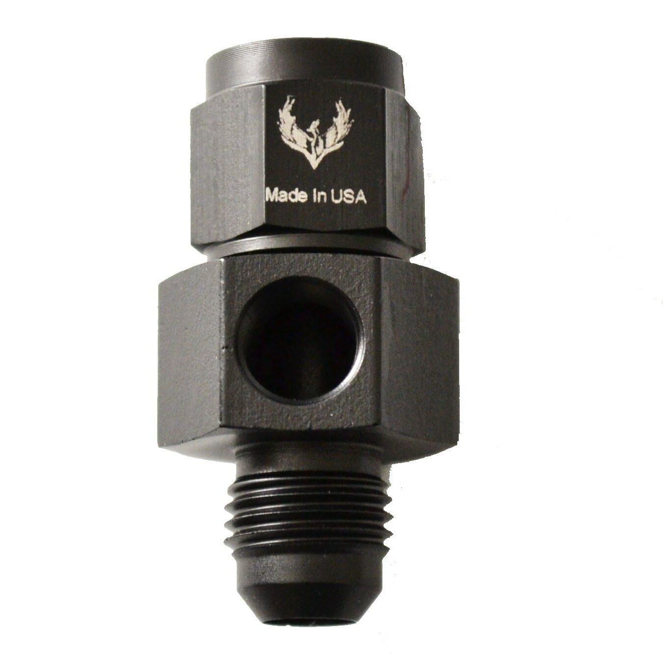 Female Swivel to AN Male with 1/8 Port -06