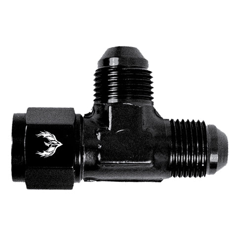 AN Flare TEE to Female Swivel On Run -16