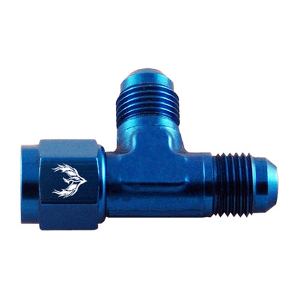 AN Flare TEE to Female Swivel On Run -10