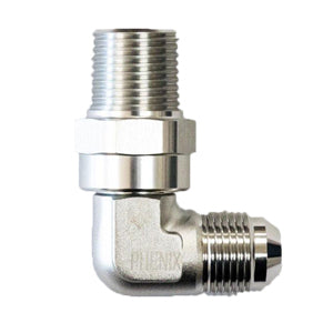 Male Swivel AN to NPT -08 | 1/4 | 90°