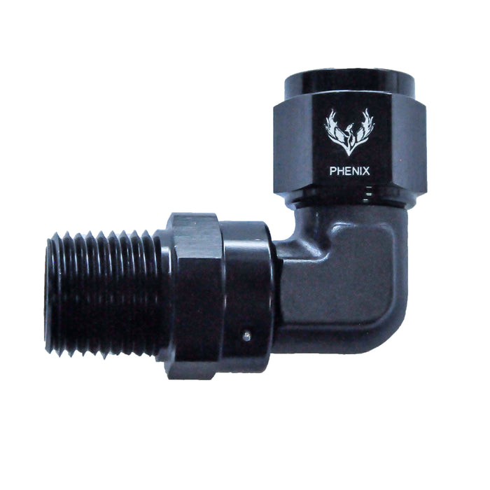 Female Swivel to NPT -10 | 1/2 | 90°