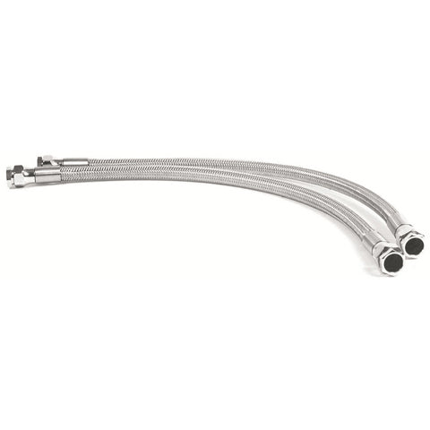 Brake Line SS Clear Coated 9"