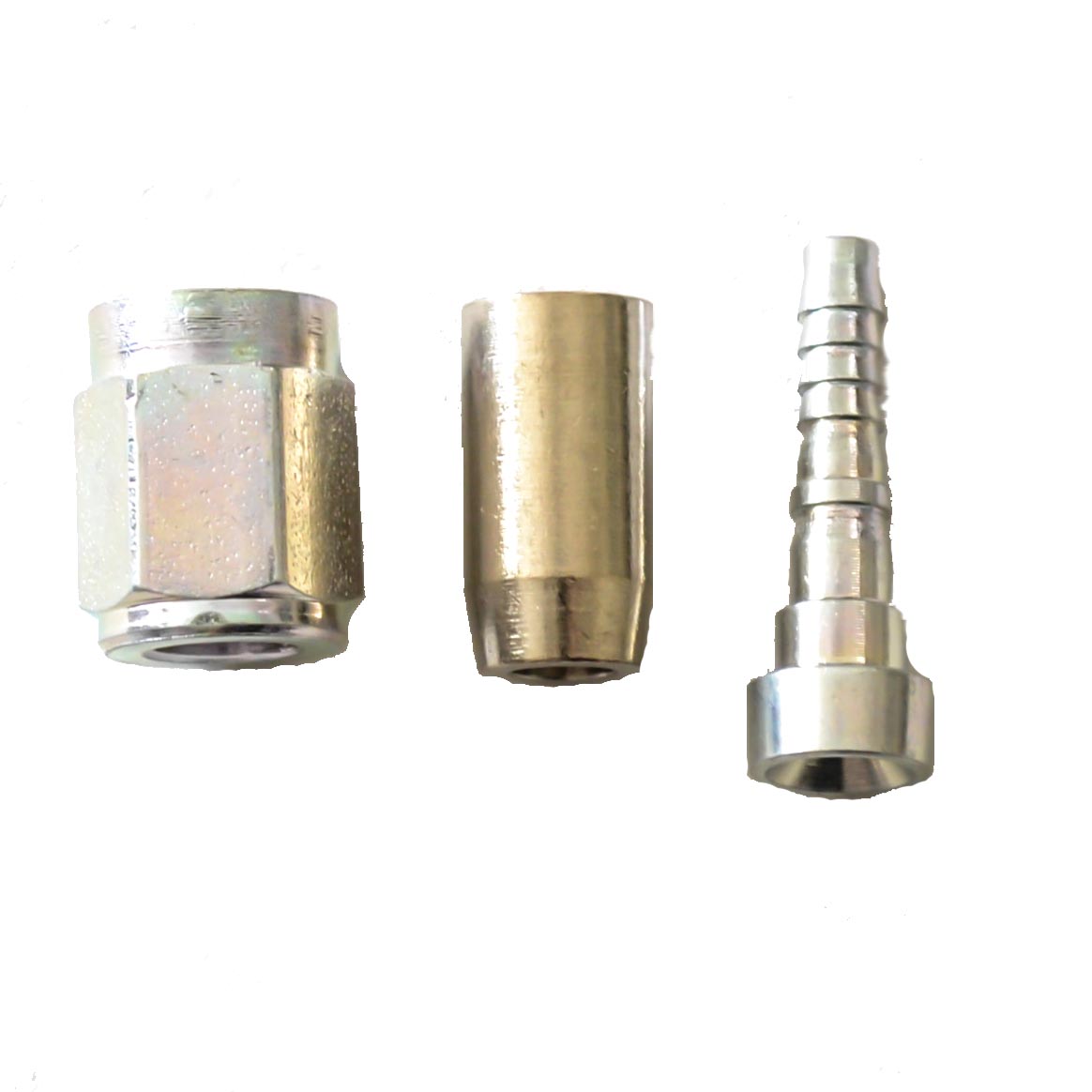 Crimp PTFE Hose End Straight -03