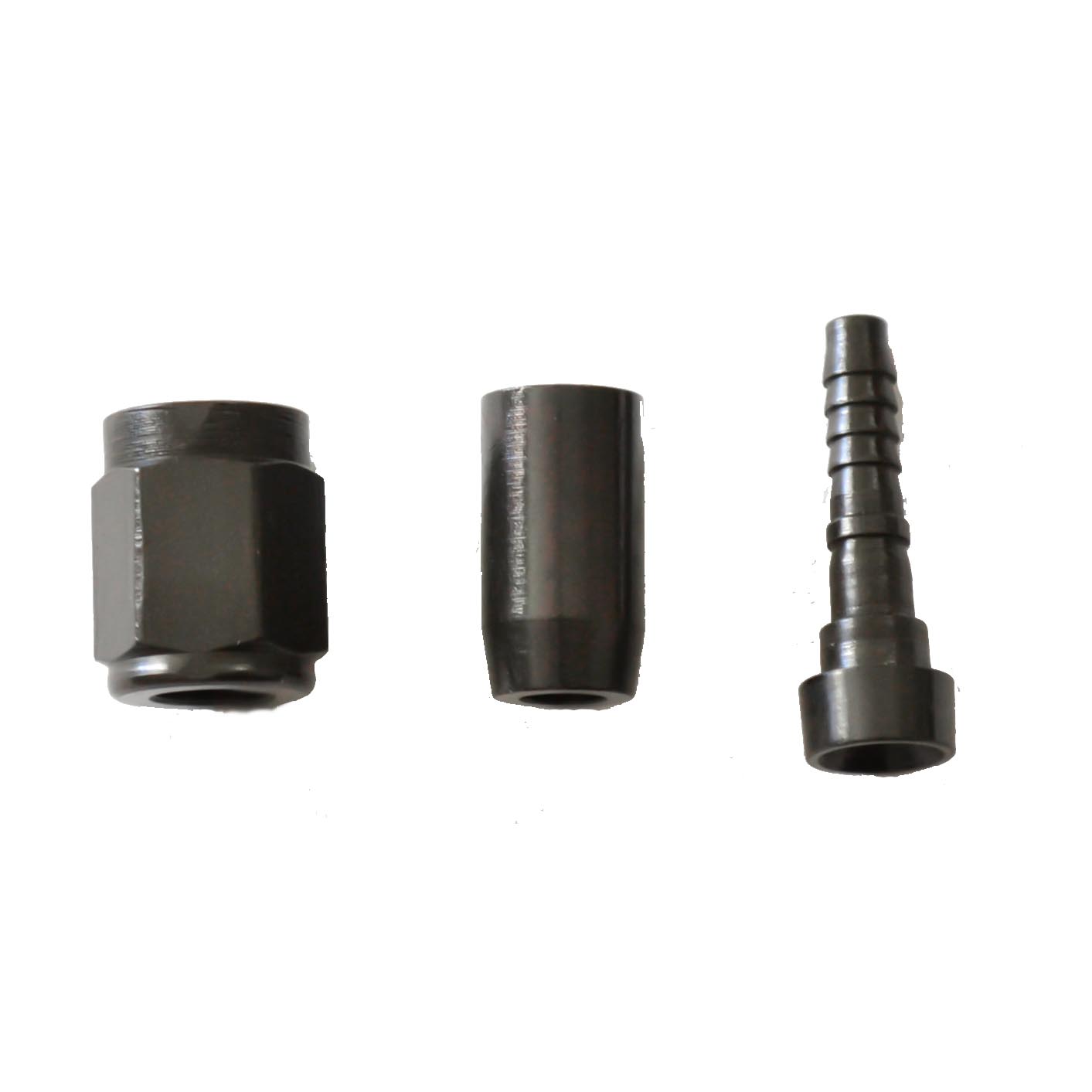 Crimp PTFE Hose End Straight -03