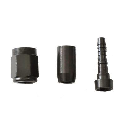 Crimp PTFE Hose End Straight -04