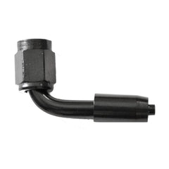 Crimp PTFE Hose End 90° | -04