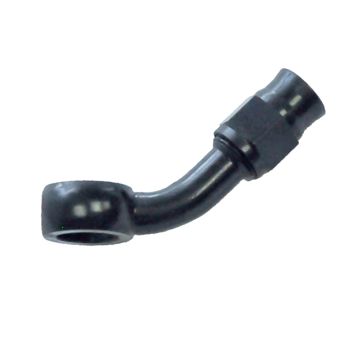 Reusable Banjo Hose End -03 x 11MM-7/16 x 45° Steel Black
