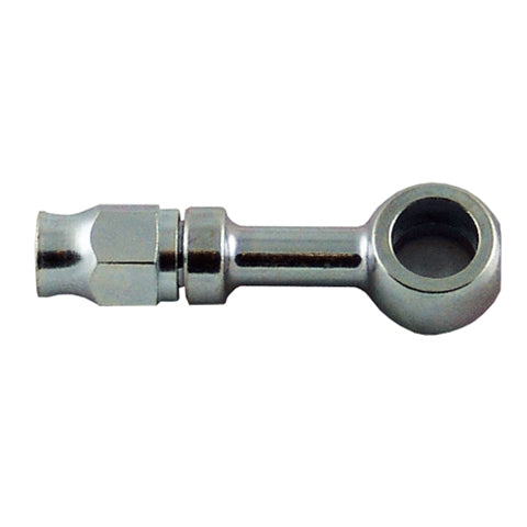 Banjo Hose End Non-Swivel -03 x 7/16 Straight Steel