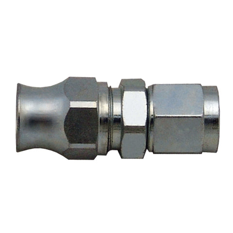 Reusable PTFE Hose End -03 Straight Stainless