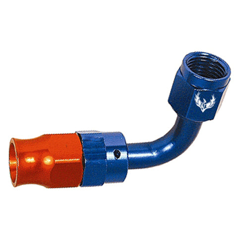 Reusable PTFE Hose End -04 x 90°