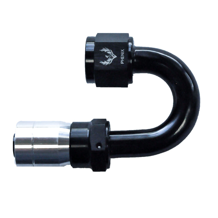 Crimped Hose End -10 x 180°