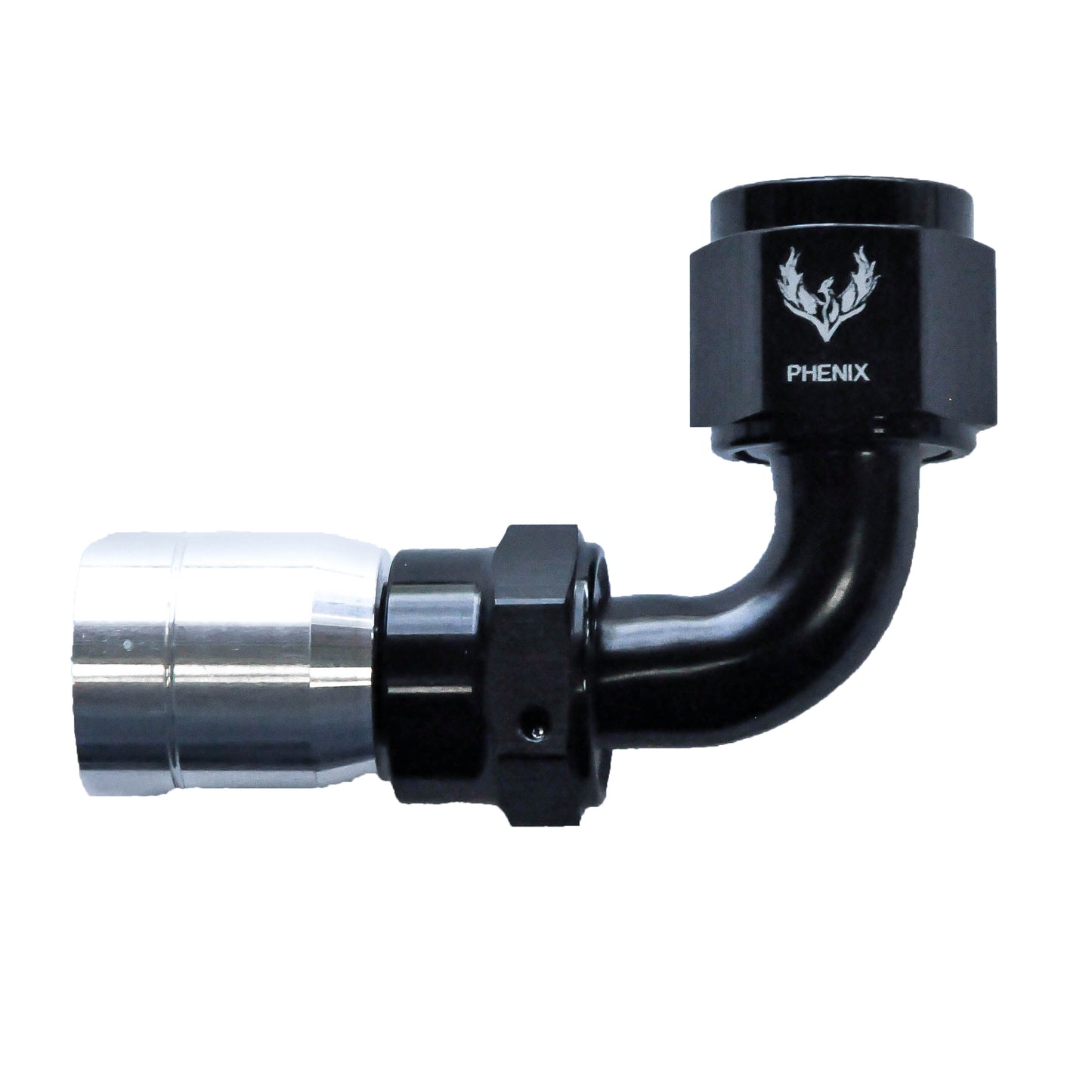 Crimped Hose End -12 x 90°