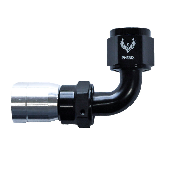 Crimped Hose End -12 x 90°