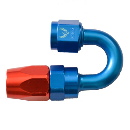 Compression Swivel Hose End -08 x 180°