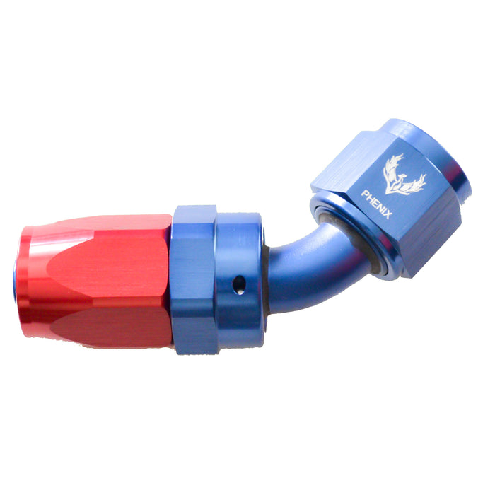 Compression Swivel Hose End -06 x 45°