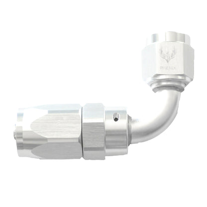 Compression Swivel Hose End -10 x 90°