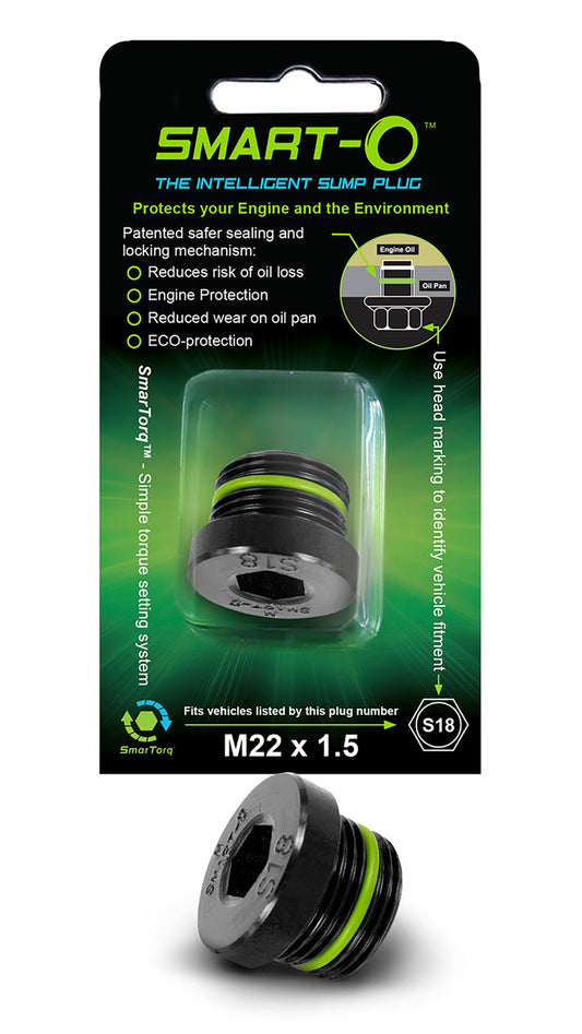 S18 - SMART-O Oil Drain Plug (Sump Plug)