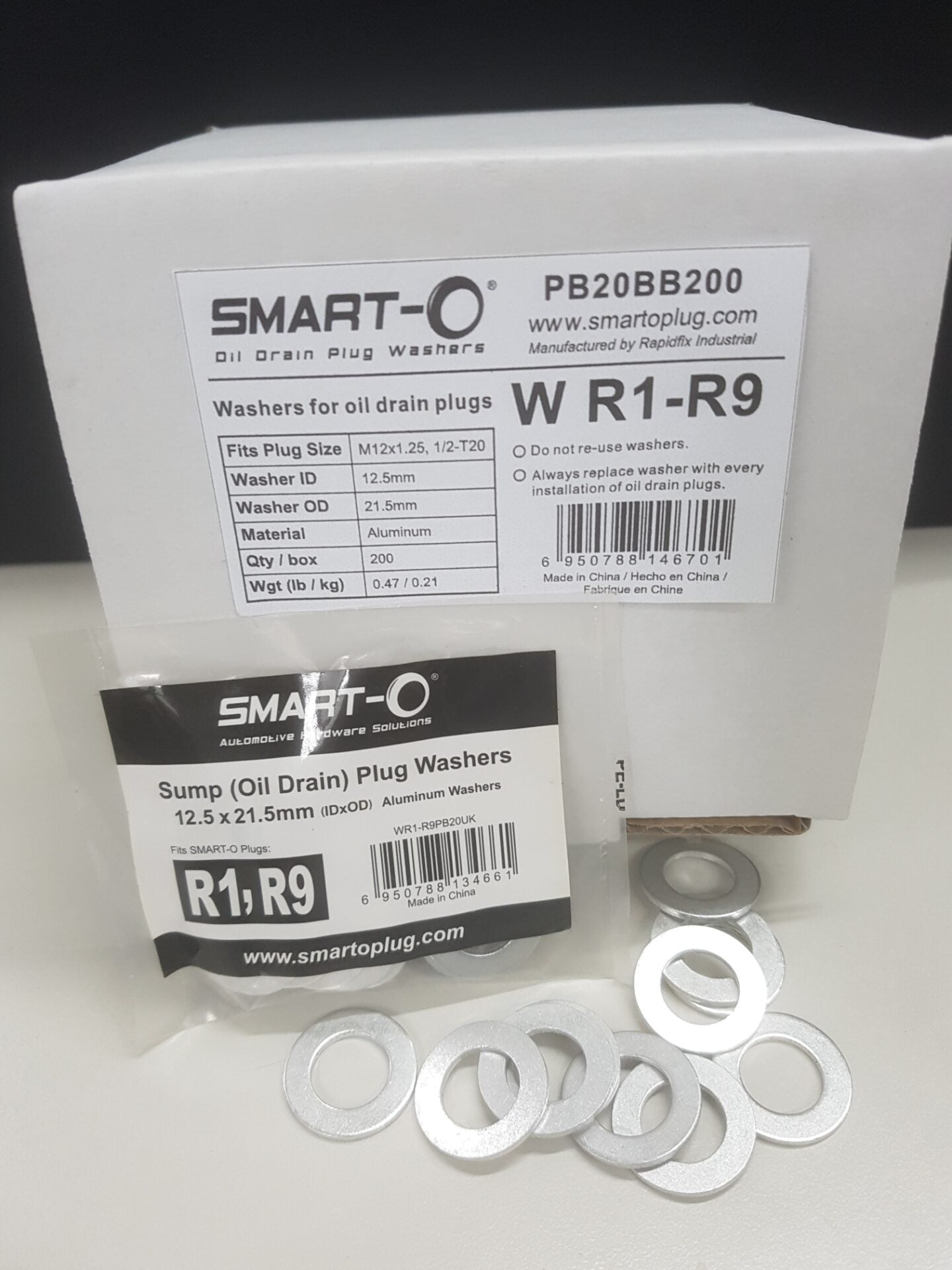 W R1 –R9  SMART-O Washer Packs