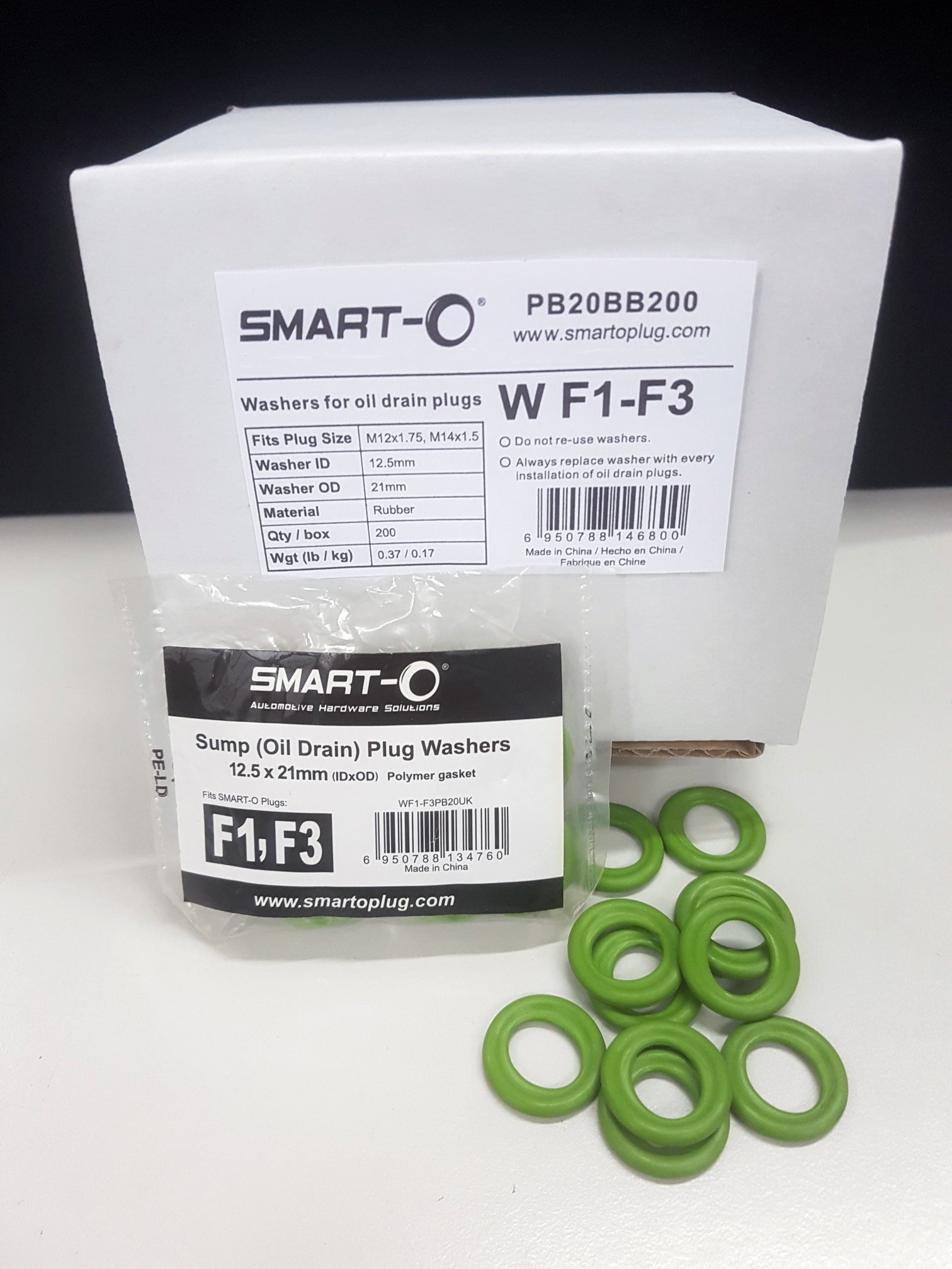 W F1 – F3  SMART-O Washer Packs