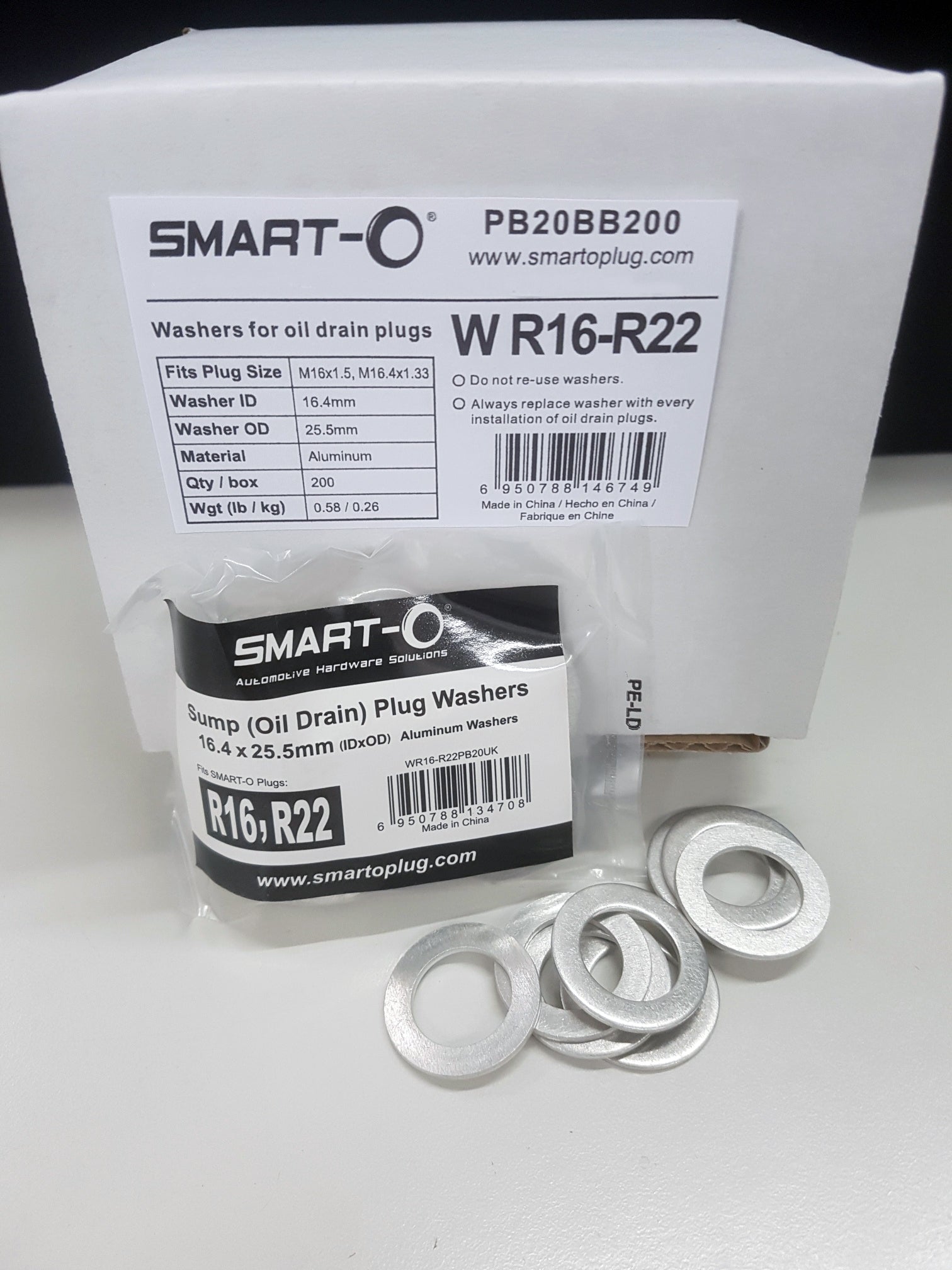 W R16 – R22 SMART-O Washer Packs