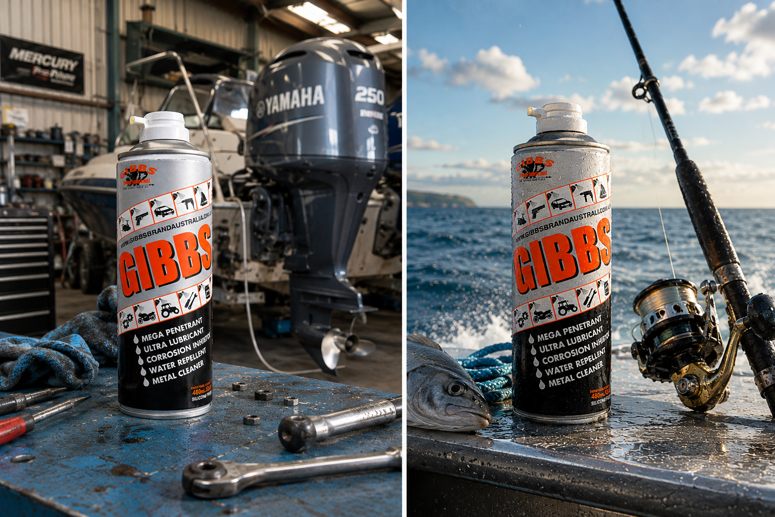 GIBBS used in workshop and marine environments