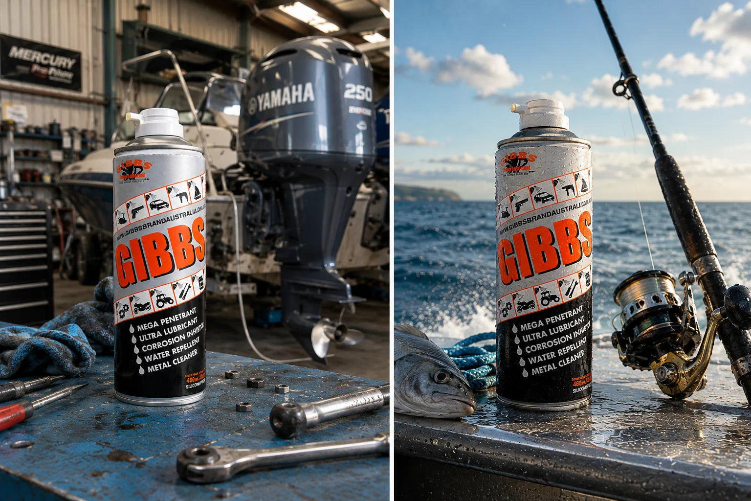GIBBS used in workshop and marine environments