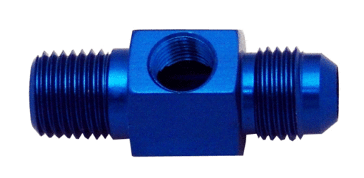 Flare to Pipe Adapter with Port 1