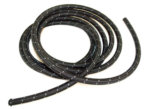 E85 Black Nylon Double Braided Stainless Inner Hose 1