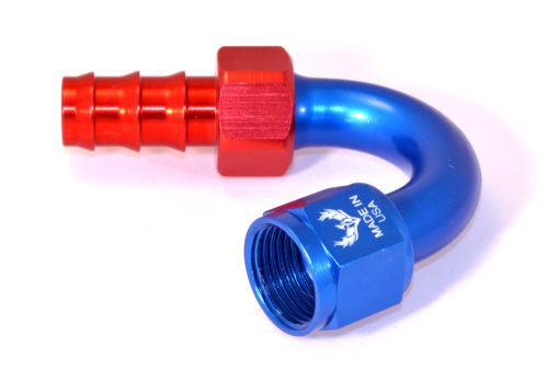 Push-On Swivel Hose End 150 Deg 1