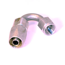 Compression Swivel Hose End 150 Deg