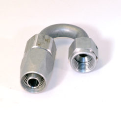 Compression Swivel Hose End 180 Deg